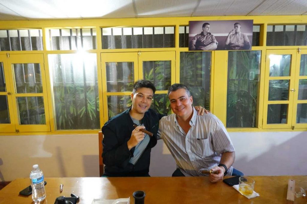 Dr. Matthew Nekvapil with Justo Eiroa at the Aladino compound in Honduras