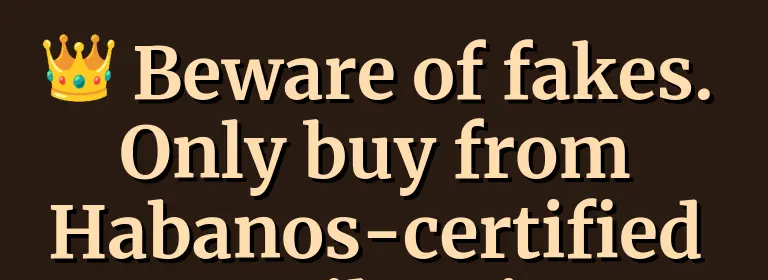 Beware of fakes. Only buy from Habanos-certified retailers in Thailand.